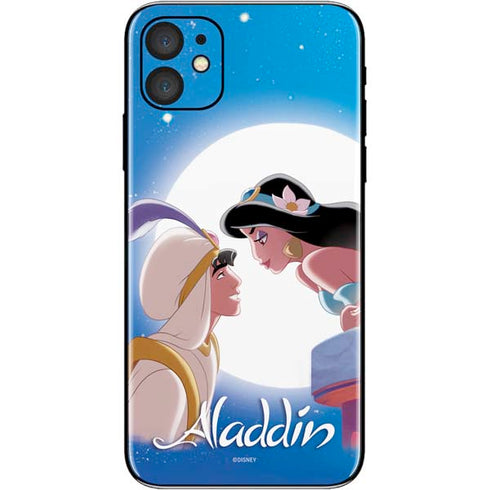 Disney Aladdin and Princess Jasmine Kiss iPhone 11 Skin